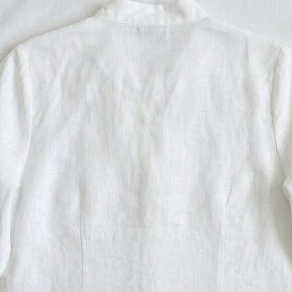 NWT Peck & Peck Weekend White Embroidered Boho Tunic XL - Picture 11 of 14